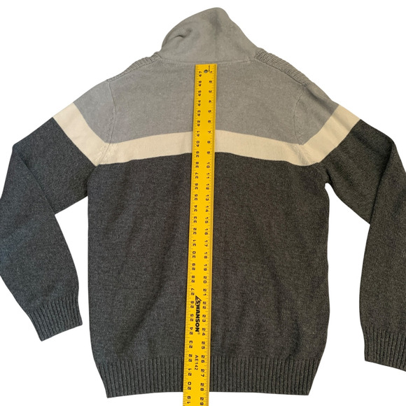 U.S. Polo Assn. Men's Size L Button Front knit Long Sleeve Cardigan Sweater New - Picture 5 of 15